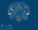 IAMS 06 с 6 x B737 2-местными симуляторами, Monitor / Proj 1